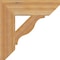 Ekena Millwork Funston Slat Rough Sawn Bracket, Western Red Cedar, 4"W x 16"D x 16"H BKT04X16X16FST06RWR - alternate 4